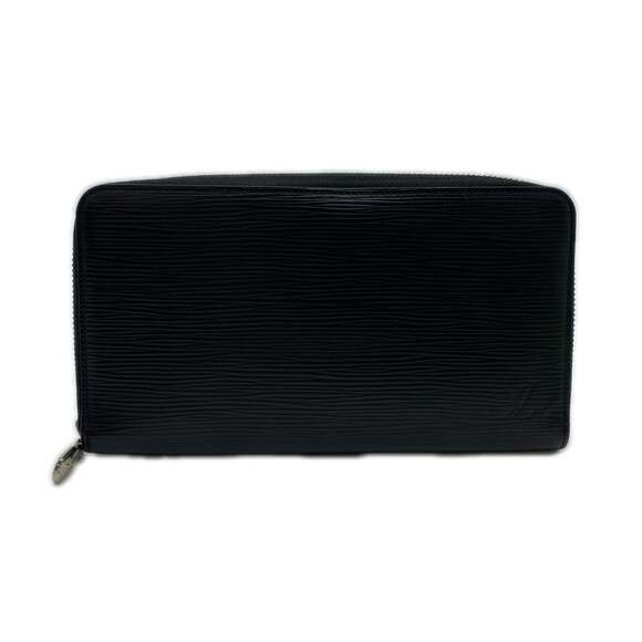LOUIS VUITTON Epi Zippy Organizer NM Noir M62643 Long Wallet in Black Leather...